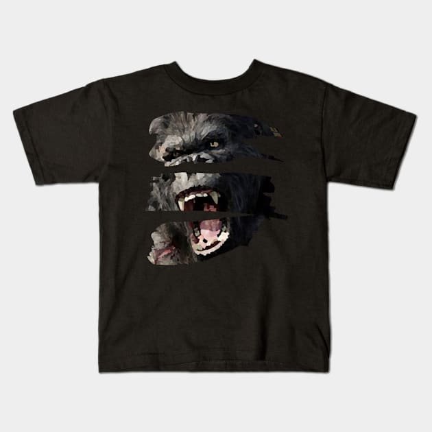 Team Kong Kids T-Shirt by Yas R
